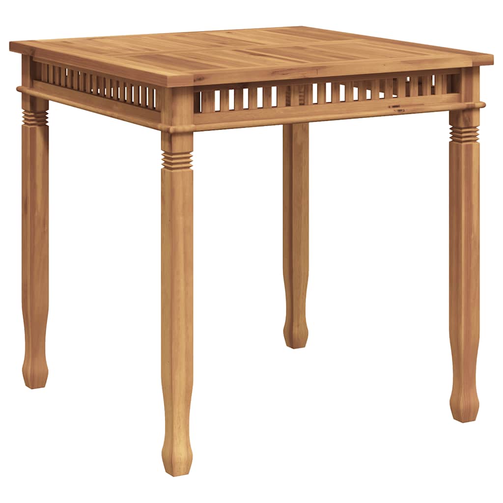 Garten-Esstisch 80x80x80 cm Massivholz Teak