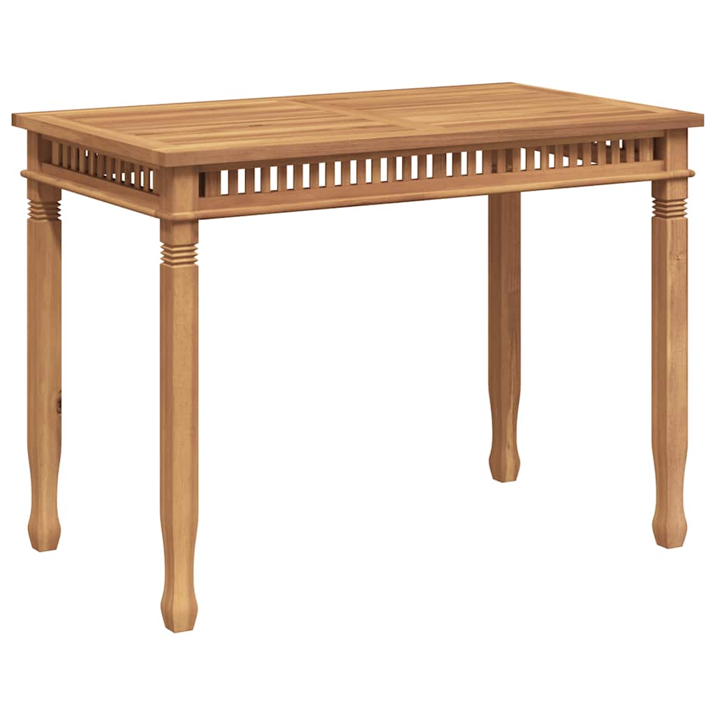 Garten-Esstisch 120x65x80 cm Massivholz Teak