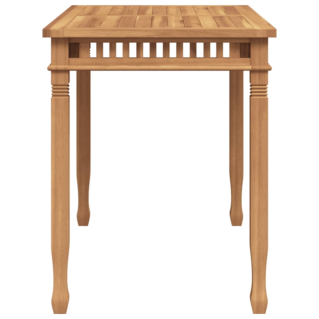Garten-Esstisch 120x65x80 cm Massivholz Teak