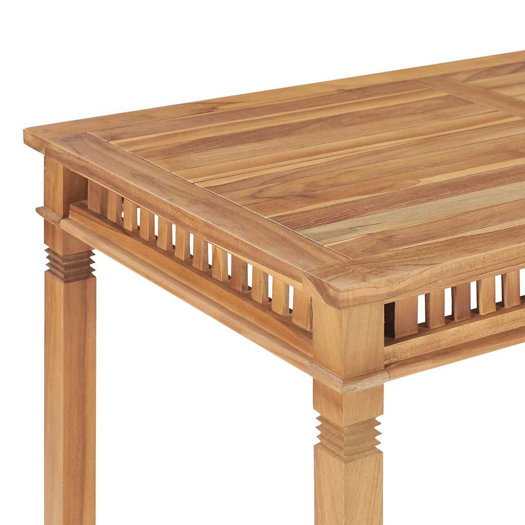 Garten-Esstisch 120x65x80 cm Massivholz Teak