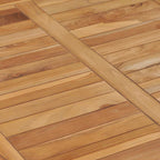 Garten-Esstisch 120x65x80 cm Massivholz Teak
