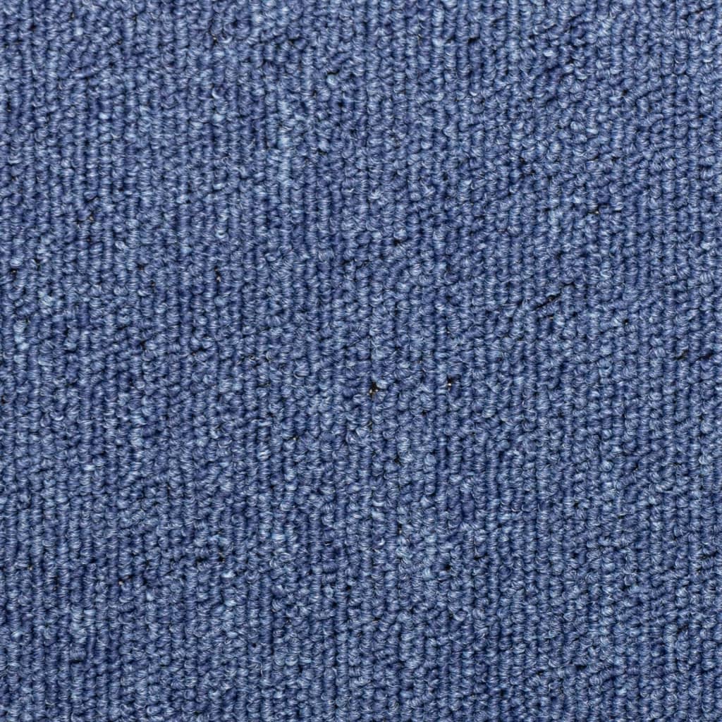 Teppich-Treppenstufen 15 Stk. 65x21x4 cm Blau