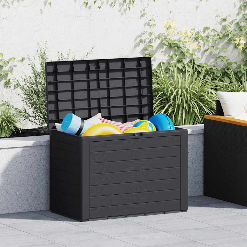 Gartentruhe Anthrazit 78x44x55 cm