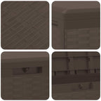 Gartenbox Braun 114x47x60 cm