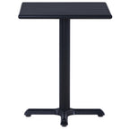 Gartentisch Schwarz 60x60x75 cm