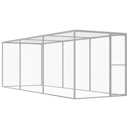 vidaXL Katzenkäfig 4,5x1,5x1,5 m Verzinkter Stahl