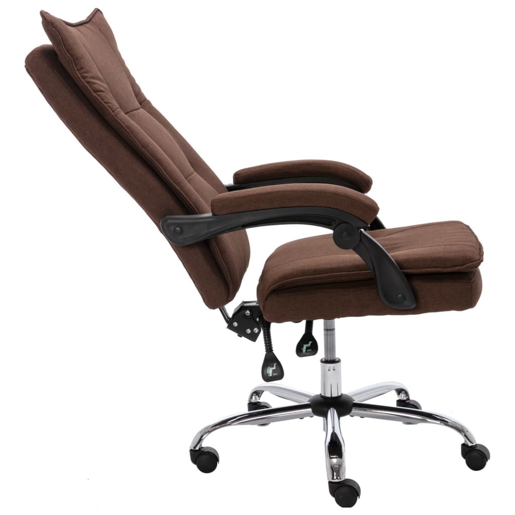 Bürostuhl Braun Stoff