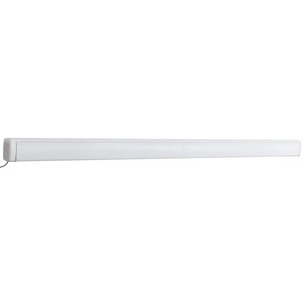 Motorisierte Kassetten-Markise 350x250 cm Blau und Weiß