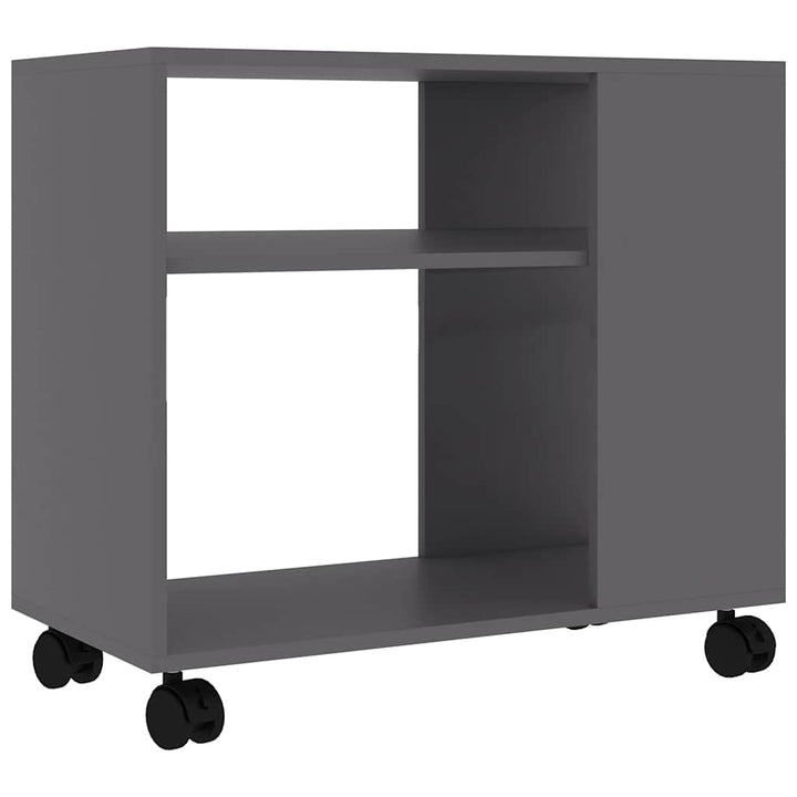 Beistelltisch Grau 70x35x55 cm Holzwerkstoff