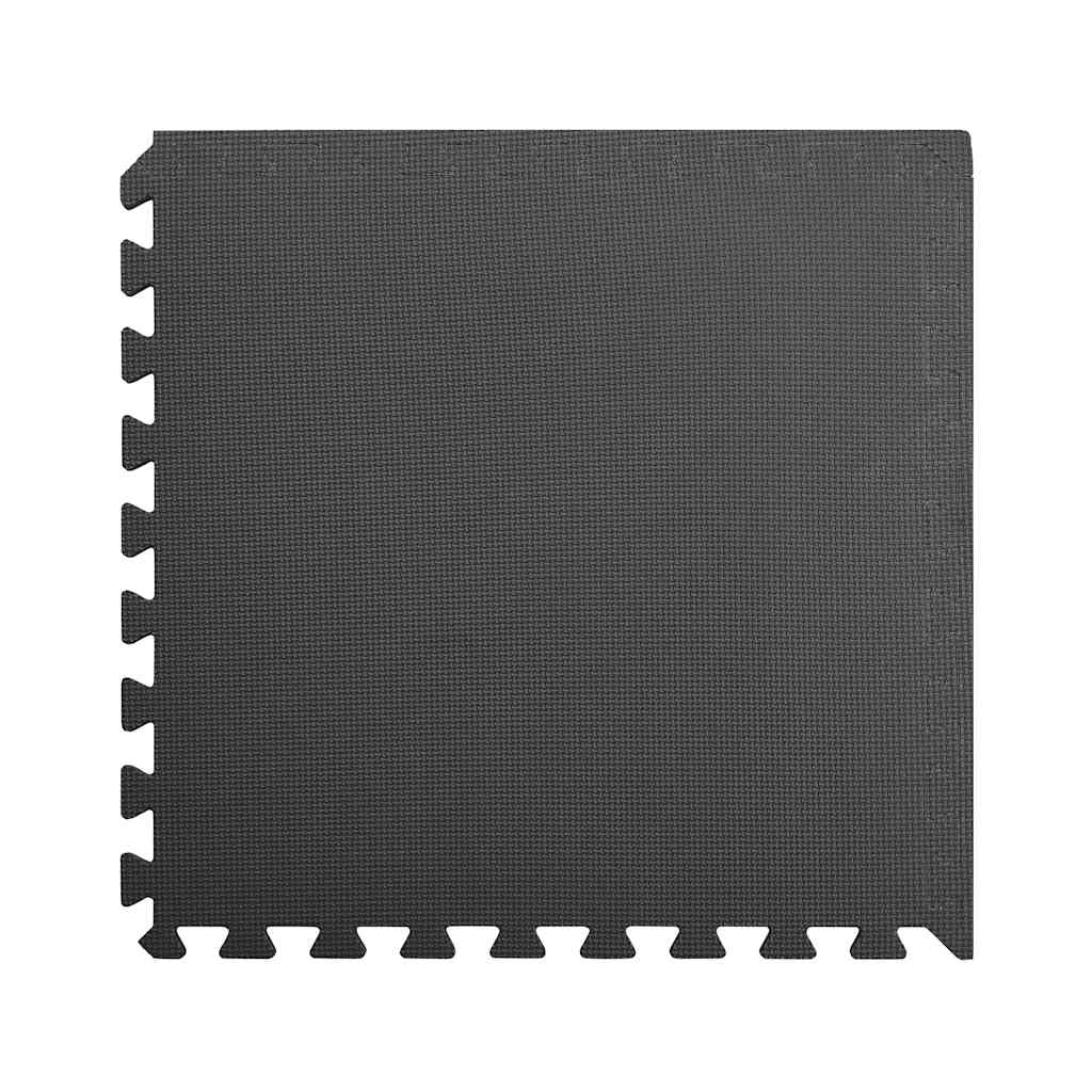 Bodenmatten 12 Stk. 4,32 m² EVA-Schaumstoff Schwarz