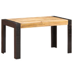 Esstisch 140x70x76 cm Raues Mango-Massivholz
