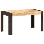 Esstisch 140x70x76 cm Raues Mango-Massivholz
