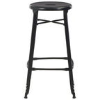 Barhocker 6 Stk. Schwarz Stahl