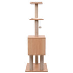 Katzen-Kratzbaum mit Sisal-Kratzmatte 123 cm