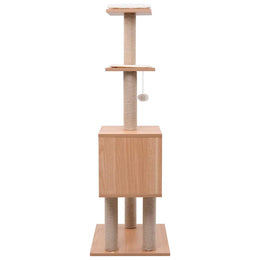 vidaXL Katzen-Kratzbaum mit Sisal-Kratzmatte 123 cm