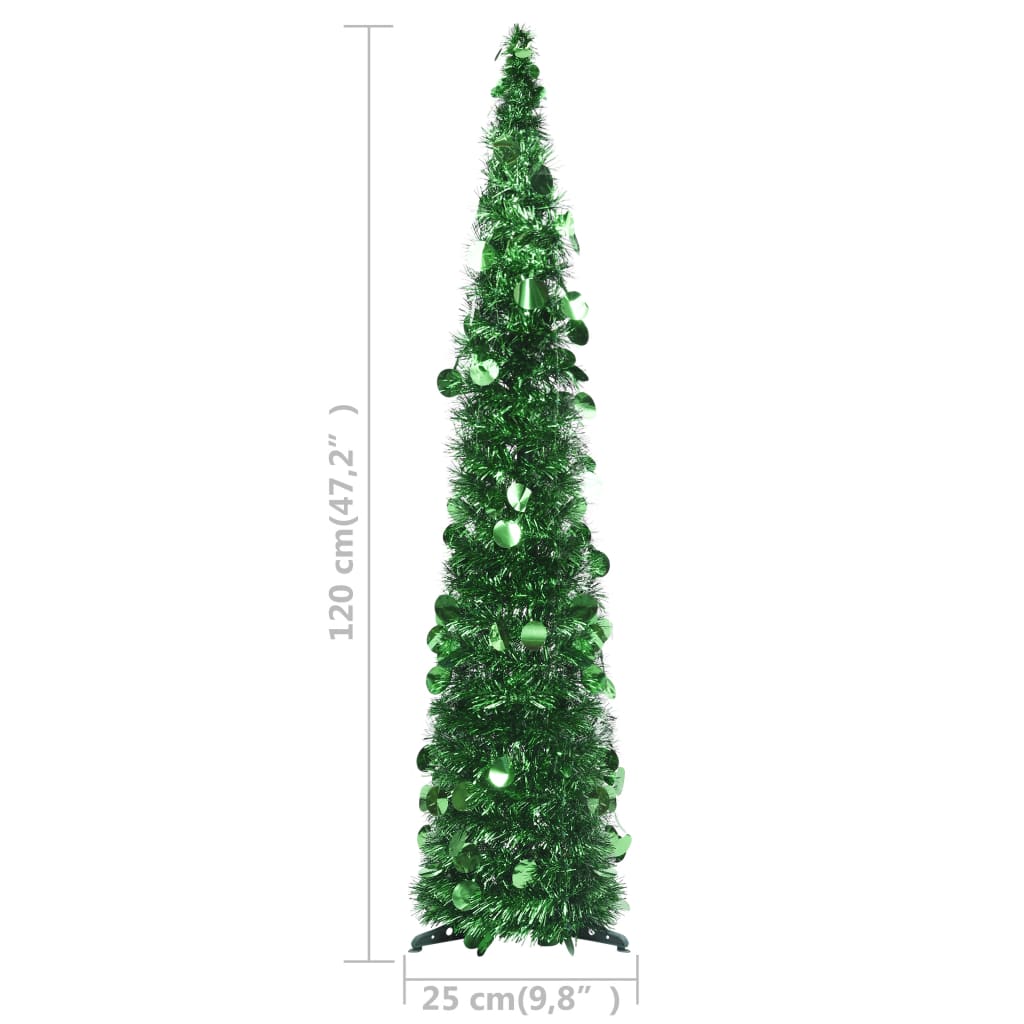 Künstlicher Pop-Up-Weihnachtsbaum Grün 120 cm PET