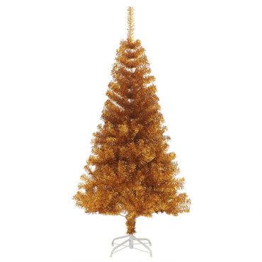 Künstlicher Weihnachtsbaum mit Ständer Gold 150 cm PET