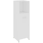 Badezimmerschrank Weiß 30x30x95 cm Holzwerkstoff
