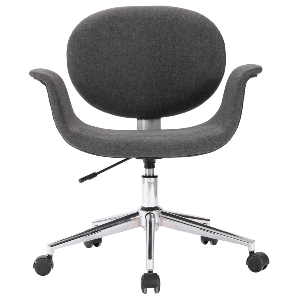 Drehbare Esszimmerstühle 6 Stk. Grau Stoff