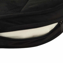 vidaXL Hundesofa Schwarz 48x48x32 cm Plüsch und Kunstleder