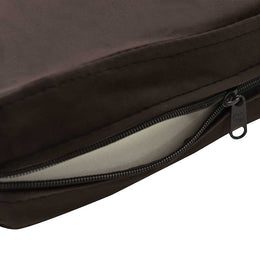 vidaXL Hundesofa Braun 60x43x30 cm Plüsch und Kunstleder