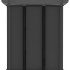 Würfel-Regal mit Boxen 5 Fächer Grau 103x30x72,5 cm Stoff