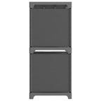 Würfel-Regal 6 Fächer Grau 103x30x72,5 cm Stoff