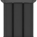 Würfel-Regal 12 Fächer Grau 103x30x141 cm Stoff