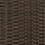 Stapelbare Gartenstühle 4 Stk. Poly Rattan Braun