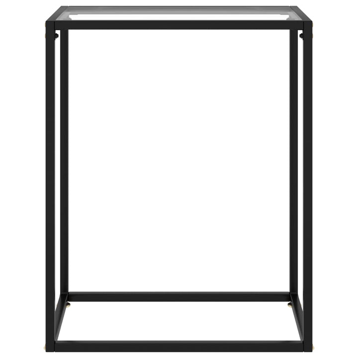 Konsolentisch Transparent 60x35x75 cm Hartglas