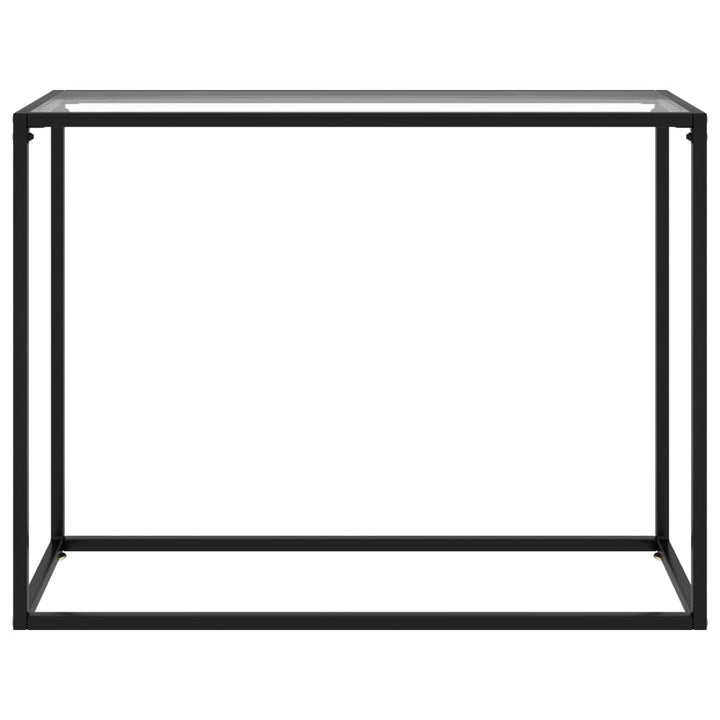 Konsolentisch Transparent 100x35x75 cm Hartglas