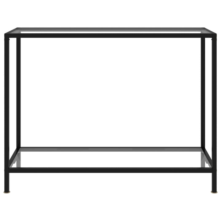 Konsolentisch Transparent 100x35x75 cm Hartglas