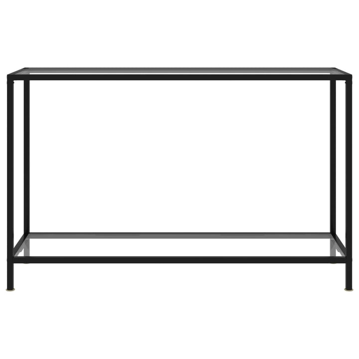 Konsolentisch Transparent 120x35x75 cm Hartglas