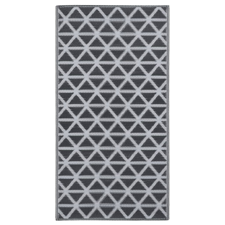 Outdoor-Teppich ARAKIL Schwarz 120x180 cm PP