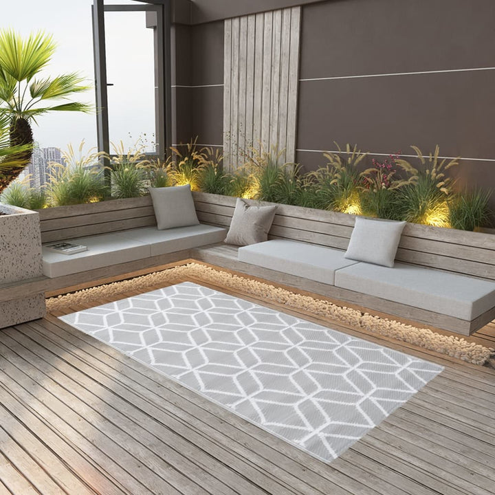 Outdoor-Teppich ARAKIL Grau 160x230 cm PP