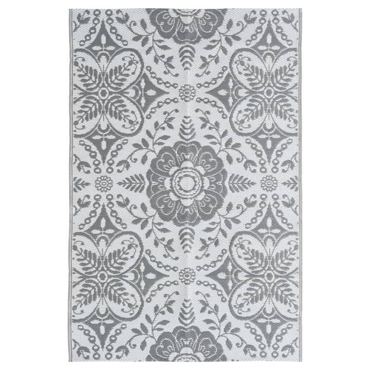 Outdoor-Teppich ARAKIL Hellgrau 120x180 cm PP