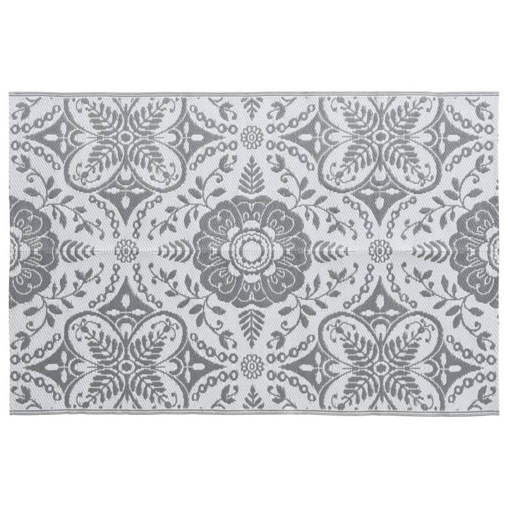 Outdoor-Teppich ARAKIL Hellgrau 120x180 cm PP