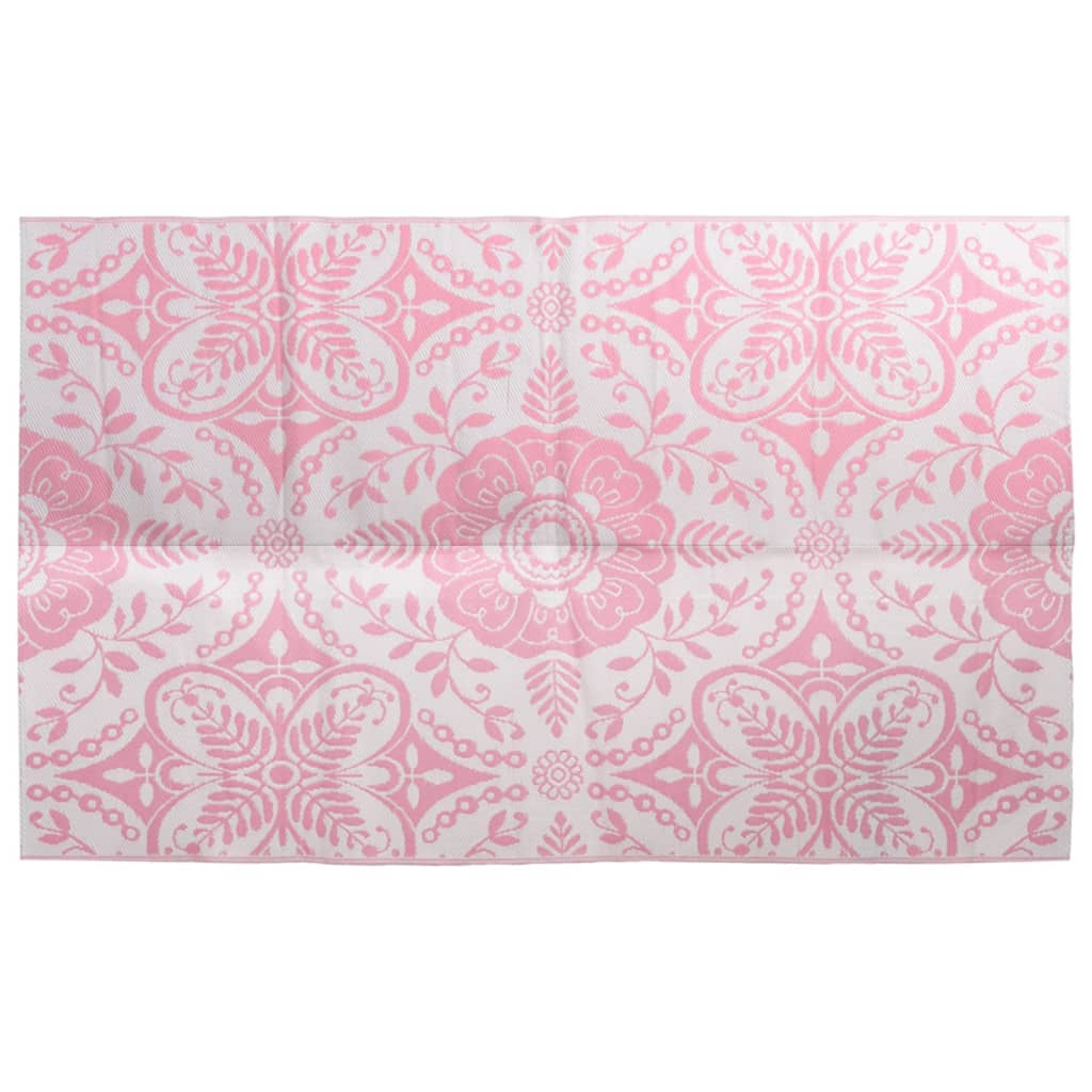 Outdoor-Teppich Rosa 190x290 cm PP