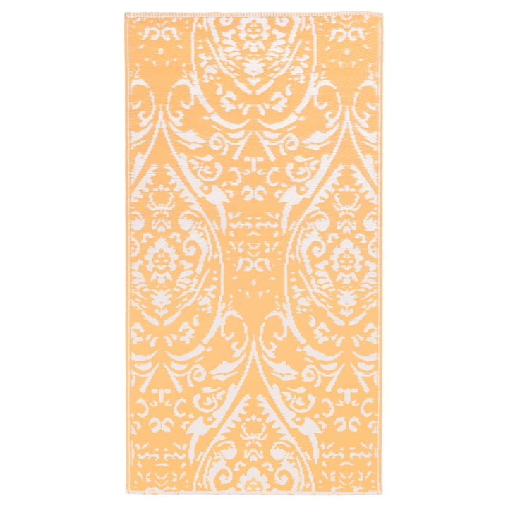 Outdoor-Teppich ARAKIL Orangefarben und Blau 120x180 cm PP