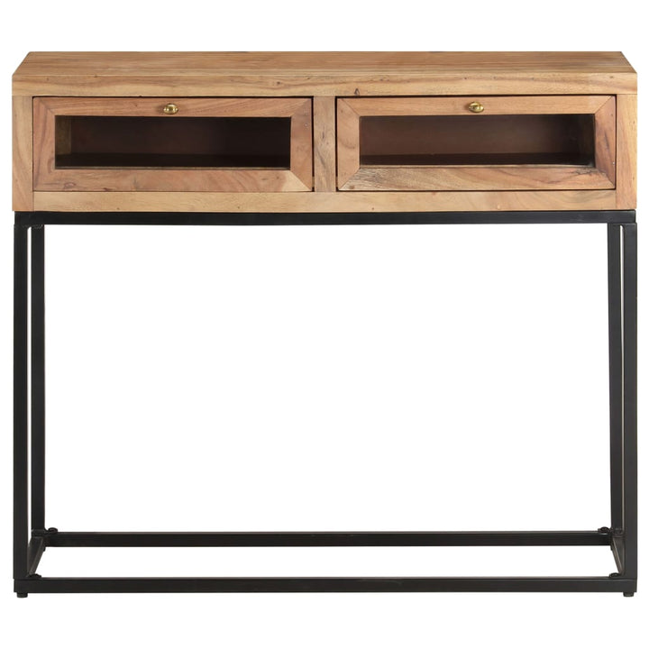 Konsolentisch 90x35x76 cm Massivholz Akazie