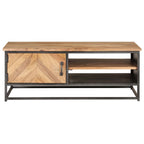 Couchtisch 90x50x35 cm Massivholz Akazie