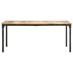 Esstisch 180x90x76 cm Raues Mangoholz