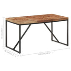 Esstisch 140x70x76 cm Massivholz Akazie und Mango