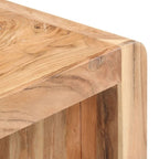 Bank 110x38x46 cm Massivholz Akazie