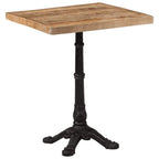 Bistrotisch 60x60x77 cm Raues Mangoholz