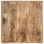 Bistrotisch 60x60x77 cm Raues Mangoholz