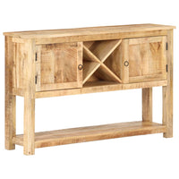 Sideboard 120x30x76 cm Raues Mangoholz