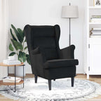 Sessel Schwarz Samt