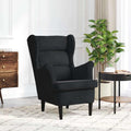 Sessel Schwarz Samt
