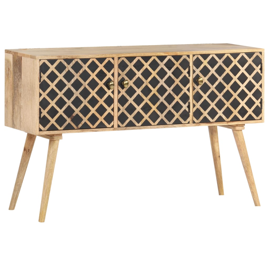 Sideboard 118x35x75 cm Massivholz Mango